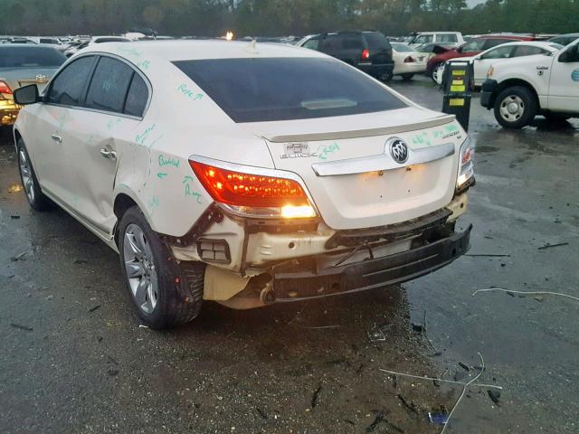 1G4GC5EC9BF287713 - 2011 BUICK LACROSSE C WHITE photo 9