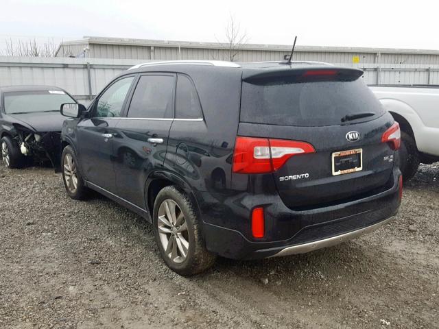 5XYKW4A71EG474194 - 2014 KIA SORENTO SX BLACK photo 3