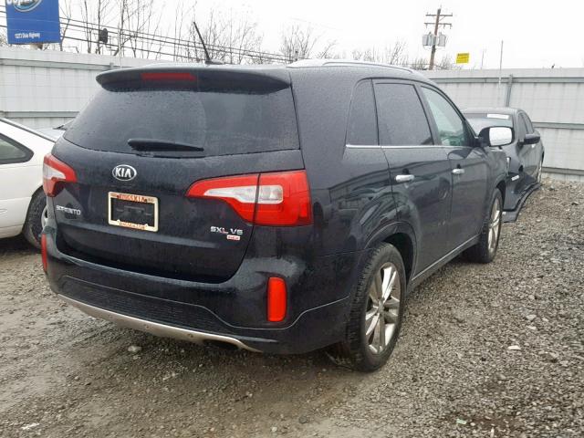 5XYKW4A71EG474194 - 2014 KIA SORENTO SX BLACK photo 4