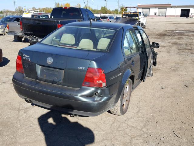 3VWSE69M13M048284 - 2003 VOLKSWAGEN JETTA GLS TEAL photo 4