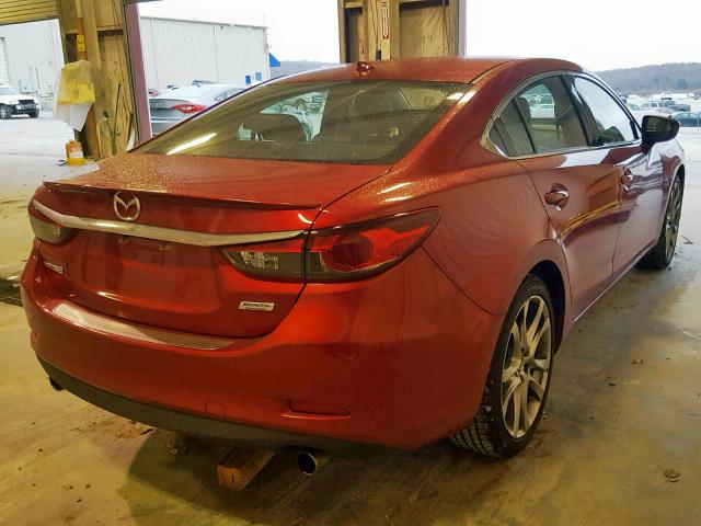 JM1GJ1W55F1190384 - 2015 MAZDA 6 GRAND TO RED photo 4