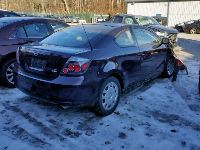 JTKDE167680269332 - 2008 TOYOTA SCION TC მუქწითელი ფოტო 4