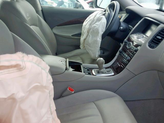 JNKAJ09F98M356460 - 2008 INFINITI EX35 BASE WHITE photo 5