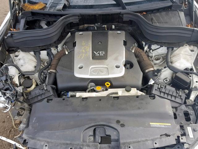 JNKAJ09F98M356460 - 2008 INFINITI EX35 BASE WHITE photo 7