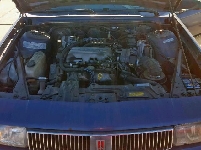 1G3AJ55M3S6410219 - 1995 OLDSMOBILE CIERA SL BLUE photo 7