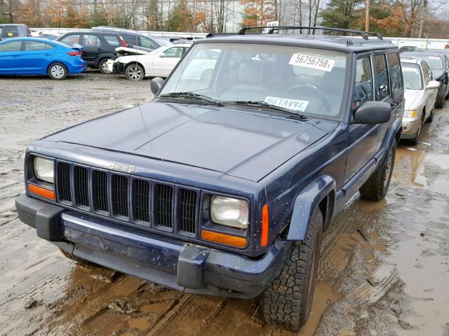 1J4FT78S4WL180388 - 1998 JEEP CHEROKEE L BLUE photo 2