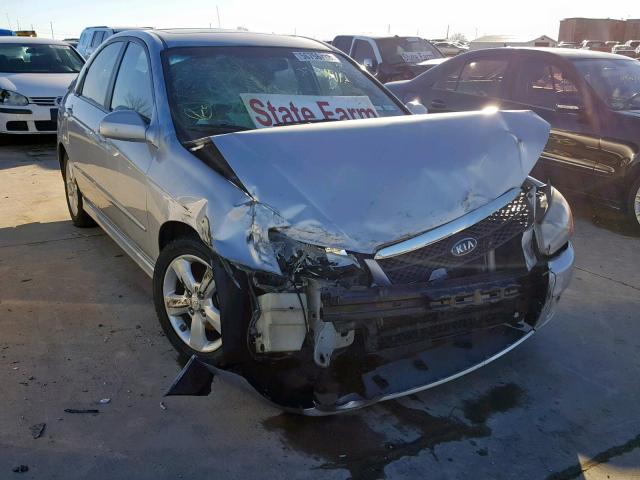 KNAFE121X75000055 - 2007 KIA SPECTRA EX SILVER photo 1