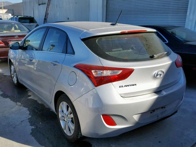 KMHD35LHXEU192014 - 2014 HYUNDAI ELANTRA GT SILVER photo 3