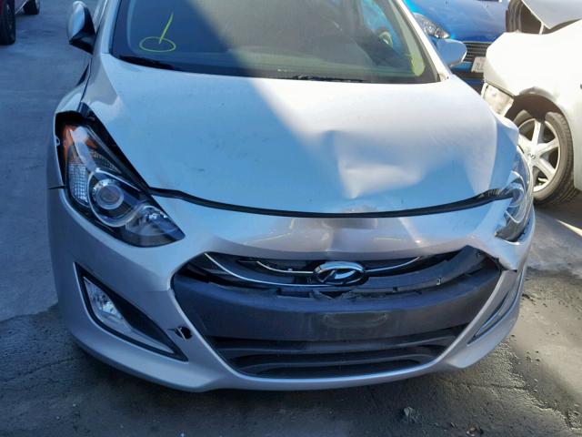 KMHD35LHXEU192014 - 2014 HYUNDAI ELANTRA GT SILVER photo 9