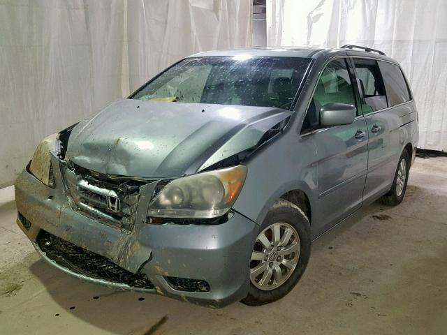 5FNRL387X8B053447 - 2008 HONDA ODYSSEY EX SILVER photo 2