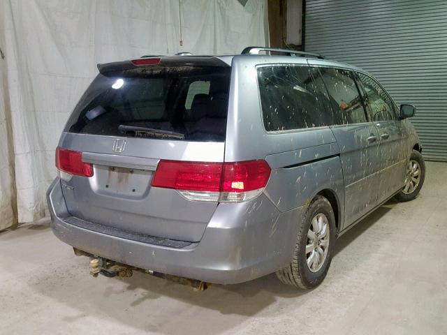 5FNRL387X8B053447 - 2008 HONDA ODYSSEY EX SILVER photo 4