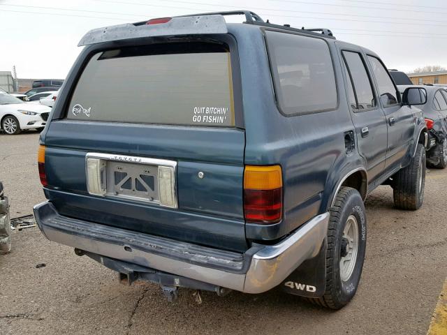 JT3VN39W5R0155600 - 1994 TOYOTA 4RUNNER VN GREEN photo 4