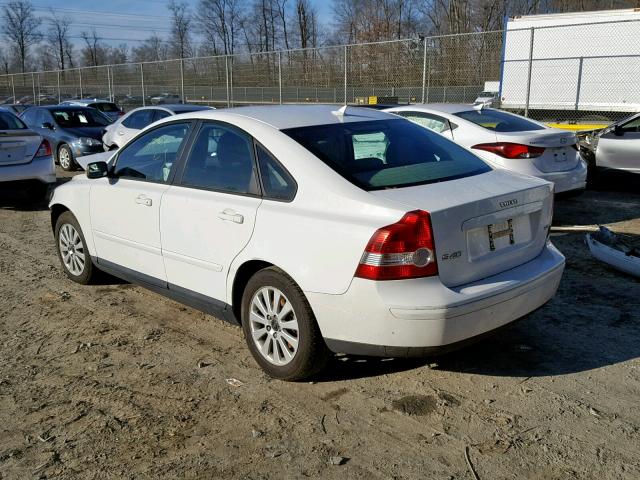 YV1MS382652074340 - 2005 VOLVO S40 2.4I WHITE photo 3