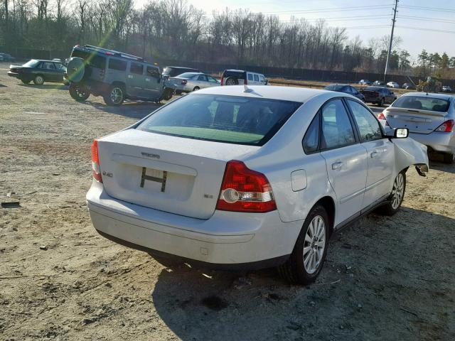 YV1MS382652074340 - 2005 VOLVO S40 2.4I WHITE photo 4