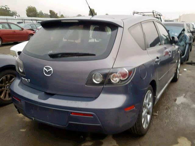 JM1BK344271651815 - 2007 MAZDA 3 HATCHBAC BLUE photo 4