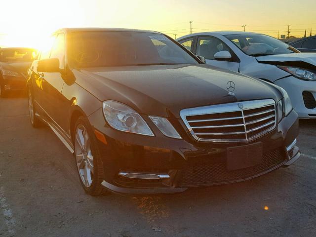 WDDHF5KB8DA751334 - 2013 MERCEDES-BENZ E 350 BLACK photo 1