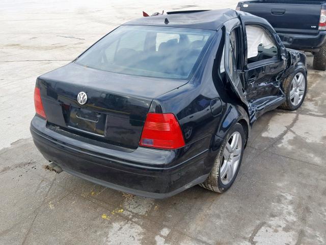 3VWSE69M23M145526 - 2003 VOLKSWAGEN JETTA GLS BLACK photo 4