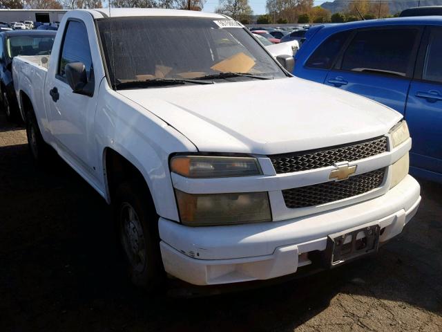 1GCCS148768201515 - 2006 CHEVROLET COLORADO WHITE photo 1