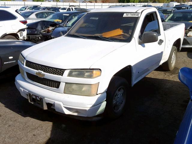 1GCCS148768201515 - 2006 CHEVROLET COLORADO WHITE photo 2