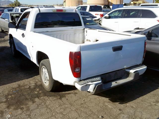 1GCCS148768201515 - 2006 CHEVROLET COLORADO WHITE photo 3