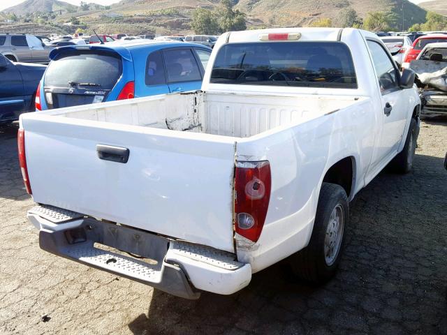 1GCCS148768201515 - 2006 CHEVROLET COLORADO WHITE photo 4