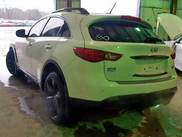 JN8CS1MU5GM670743 - 2016 INFINITI QX70 WHITE photo 3