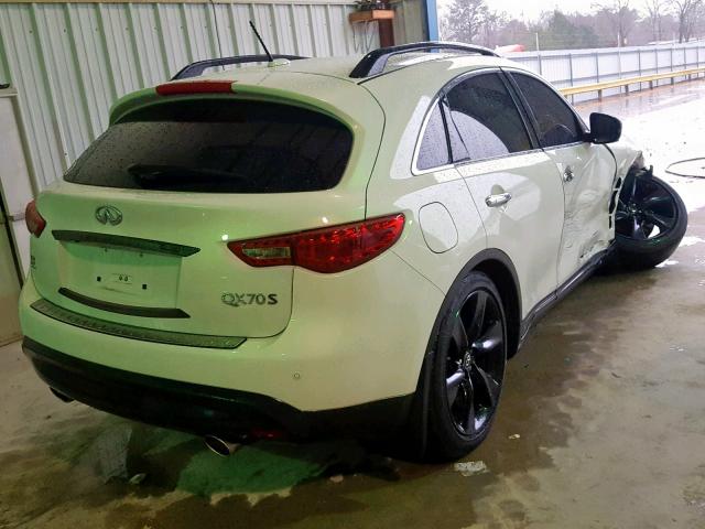 JN8CS1MU5GM670743 - 2016 INFINITI QX70 WHITE photo 4