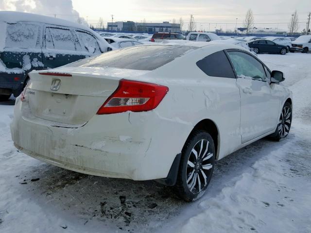 2HGFG3B92DH000300 - 2013 HONDA CIVIC EXL WHITE photo 4