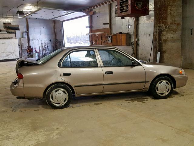 2T1BR12EXWC020476 - 1998 TOYOTA COROLLA VE BEIGE photo 9