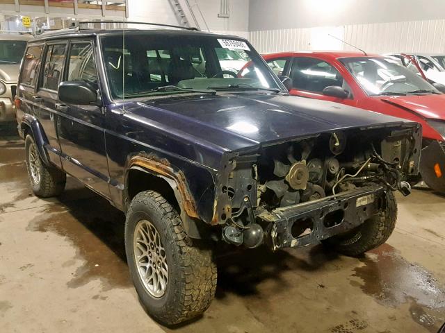 1J4FF78SXXL570033 - 1999 JEEP CHEROKEE L BLUE photo 1