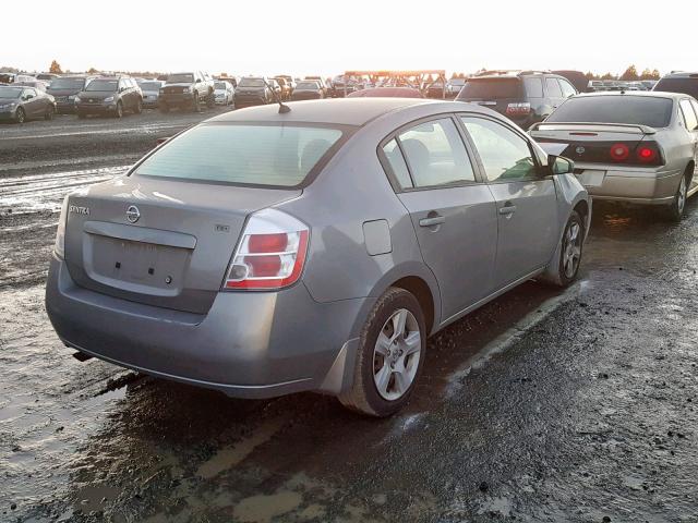 3N1AB61EX9L679001 - 2009 NISSAN SENTRA 2.0 GRAY photo 4