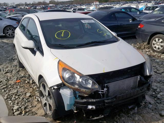 KNADN5A37C6083157 - 2012 KIA RIO EX WHITE photo 1