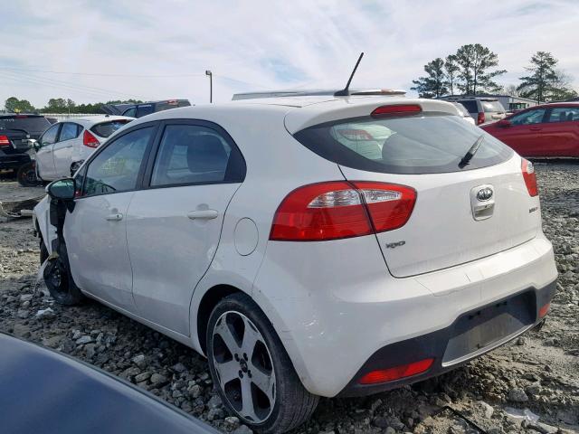 KNADN5A37C6083157 - 2012 KIA RIO EX WHITE photo 3