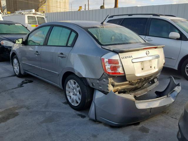 3N1AB6AP6BL680850 - 2011 NISSAN SENTRA 2.0 GRAY photo 3