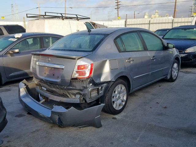 3N1AB6AP6BL680850 - 2011 NISSAN SENTRA 2.0 GRAY photo 4