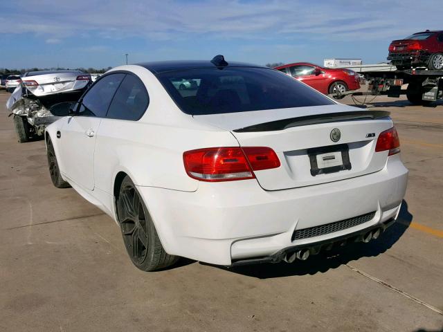 WBSWD93548PY42118 - 2008 BMW M3 WHITE photo 3