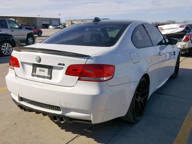 WBSWD93548PY42118 - 2008 BMW M3 WHITE photo 4