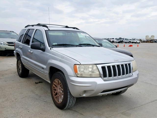 1J8GX58NX4C376029 - 2004 JEEP GRAND CHER SILVER photo 1