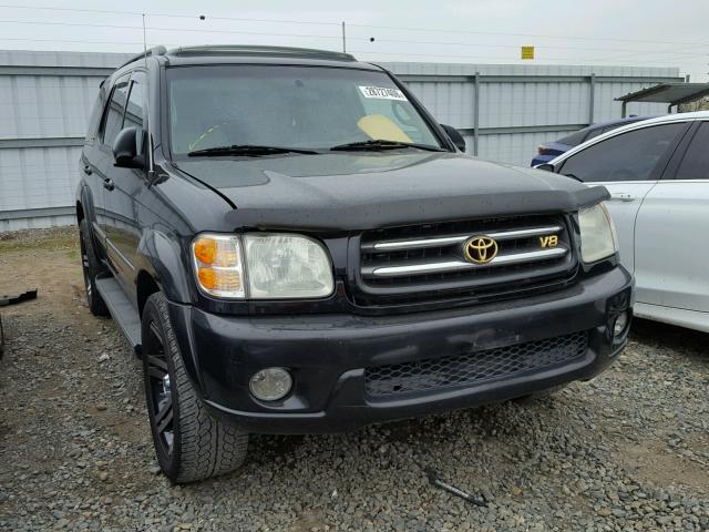 5TDZT38A91S025877 - 2001 TOYOTA SEQUOIA LI BLACK photo 1