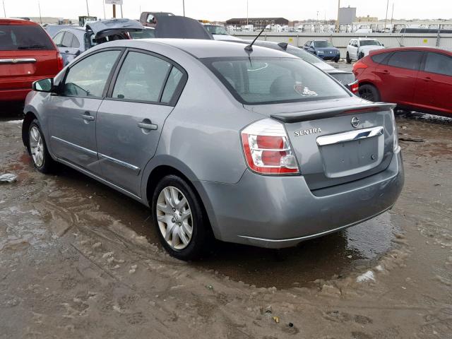 3N1AB6AP3BL718809 - 2011 NISSAN SENTRA 2.0 SILVER photo 3