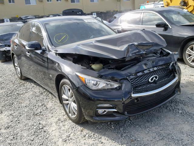 JN1CV7AR5GM253180 - 2016 INFINITI Q50 BASE BLACK photo 1