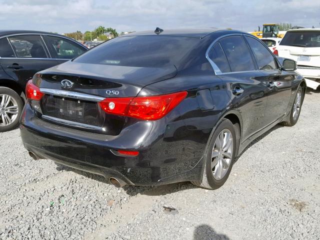 JN1CV7AR5GM253180 - 2016 INFINITI Q50 BASE BLACK photo 4