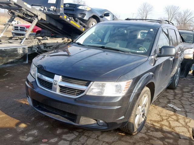 3D4GH67V49T549120 - 2009 DODGE JOURNEY R/ BLACK photo 2