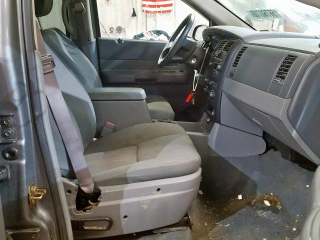 1D4HB38N55F585955 - 2005 DODGE DURANGO ST GRAY photo 5