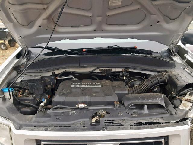 2HJYK16266H556504 - 2006 HONDA RIDGELINE SILVER photo 7