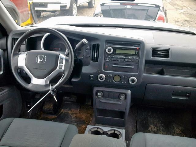 2HJYK16266H556504 - 2006 HONDA RIDGELINE SILVER photo 9