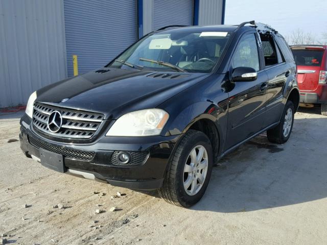 4JGBB86E37A154254 - 2007 MERCEDES-BENZ ML 350 BLACK photo 2