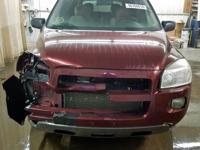 1GNDU23L66D190645 - 2006 CHEVROLET UPLANDER L MAROON photo 9