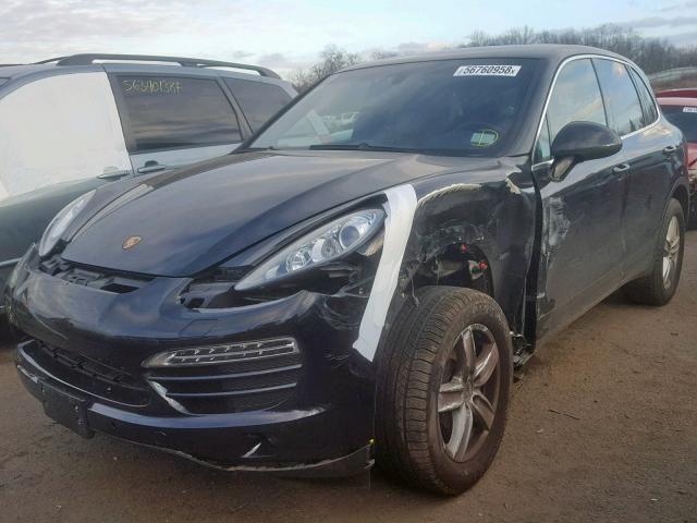 WP1AA2A27DLA07320 - 2013 PORSCHE CAYENNE BLACK photo 2