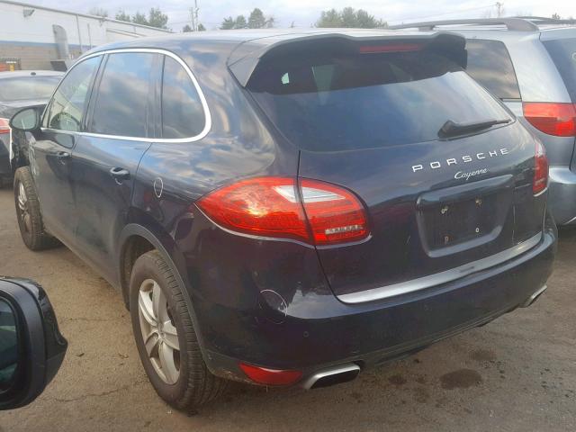 WP1AA2A27DLA07320 - 2013 PORSCHE CAYENNE BLACK photo 3